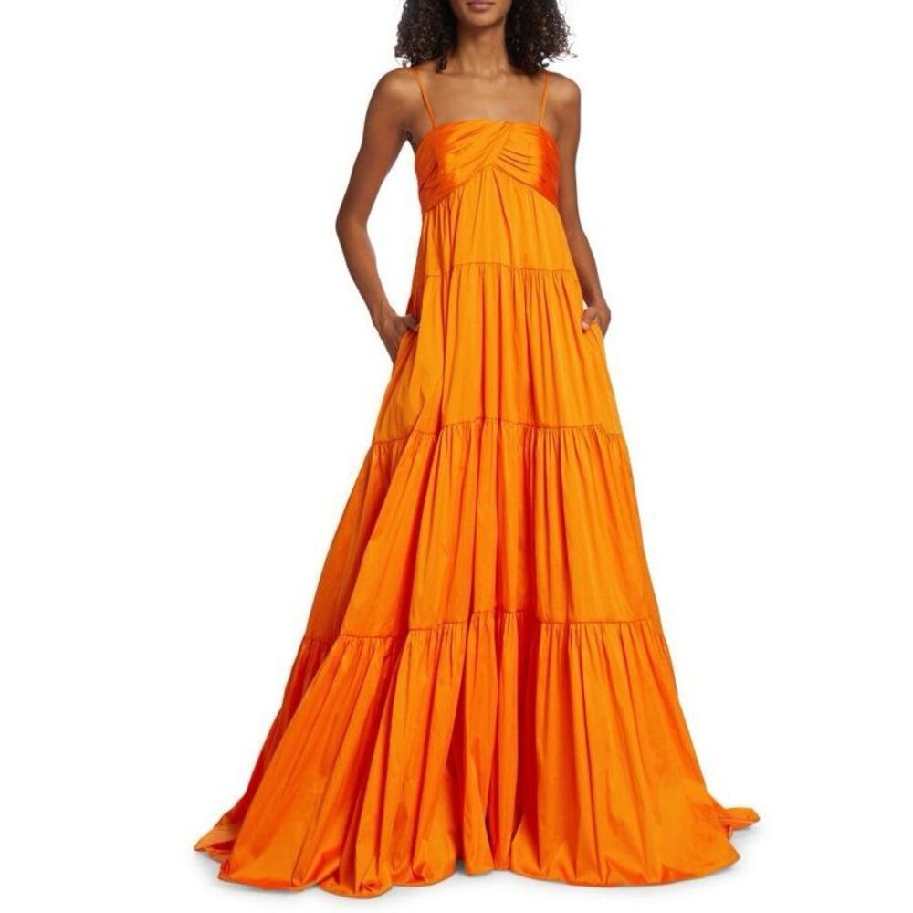 AMSALE Taffeta Tiered Gown Size US6 $1295
